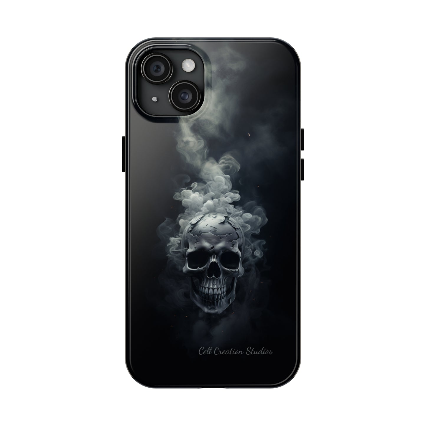 "Ethereal Skull Noir" -Tough iPhone Cases