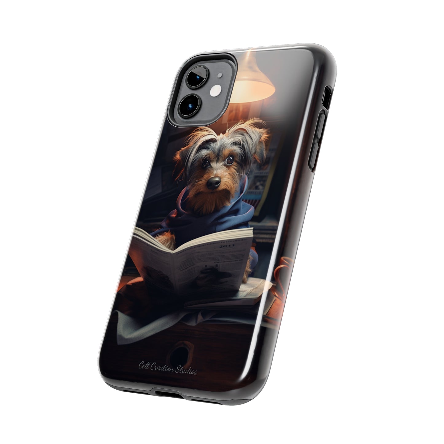 Introducing the "Canine Chronicle" Cell Phone Case – Where Tail-Wagging Tales Unfold! -Tough Phone Cases