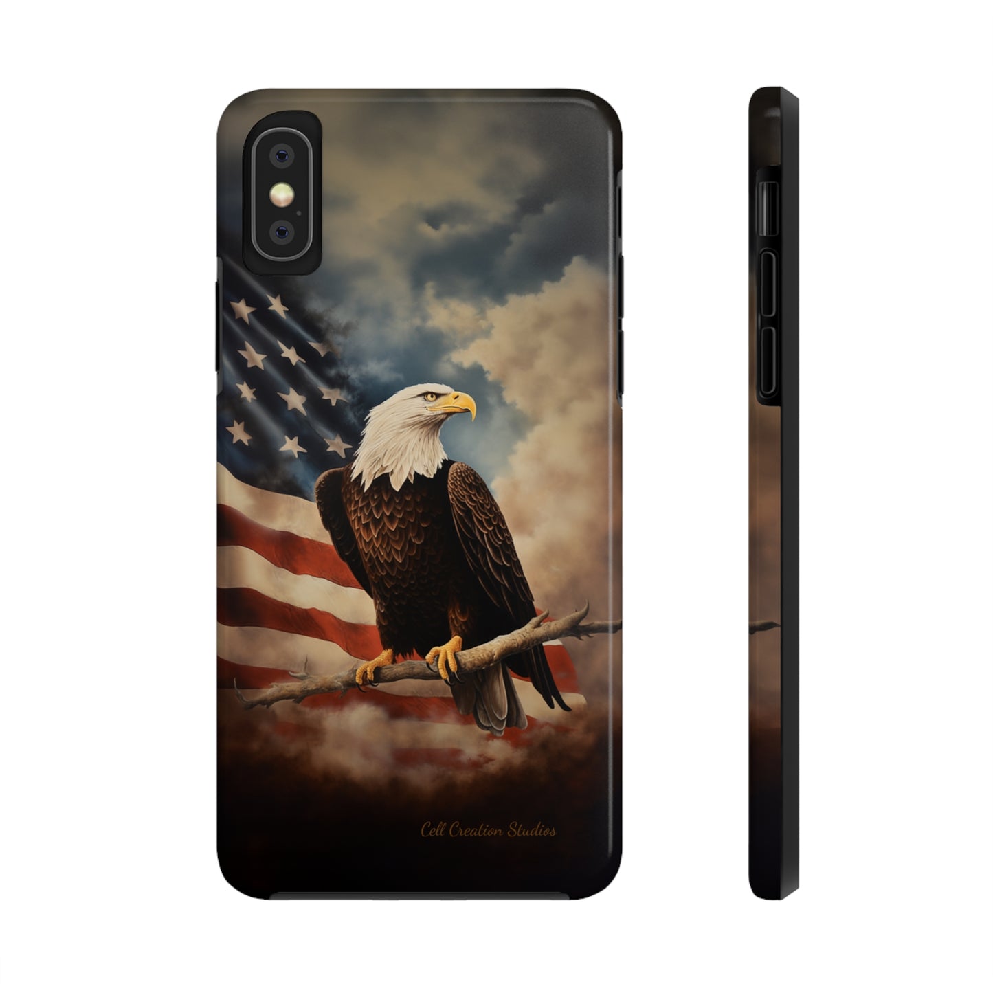 Introducing the "Eagle's Majesty" Cell Phone Case – Soar with American Pride -Tough Phone Cases