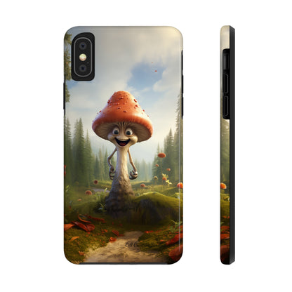 Introducing the "Smiling Mushroom" Cell Phone Case – Spread Joy with Every Glance! -Tough Phone Cases