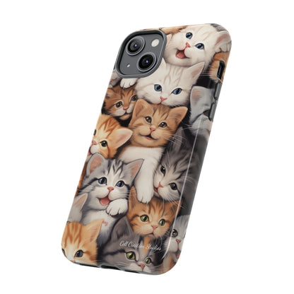 "Kitten Cuddle Haven" Phone Case -Tough Cases