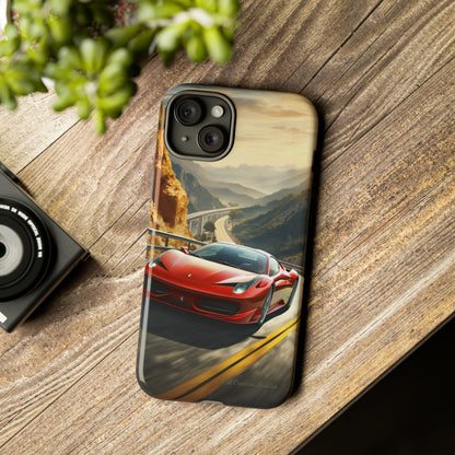 "Mountain Majesty Ferrari Edition" -Tough iPhone Cases