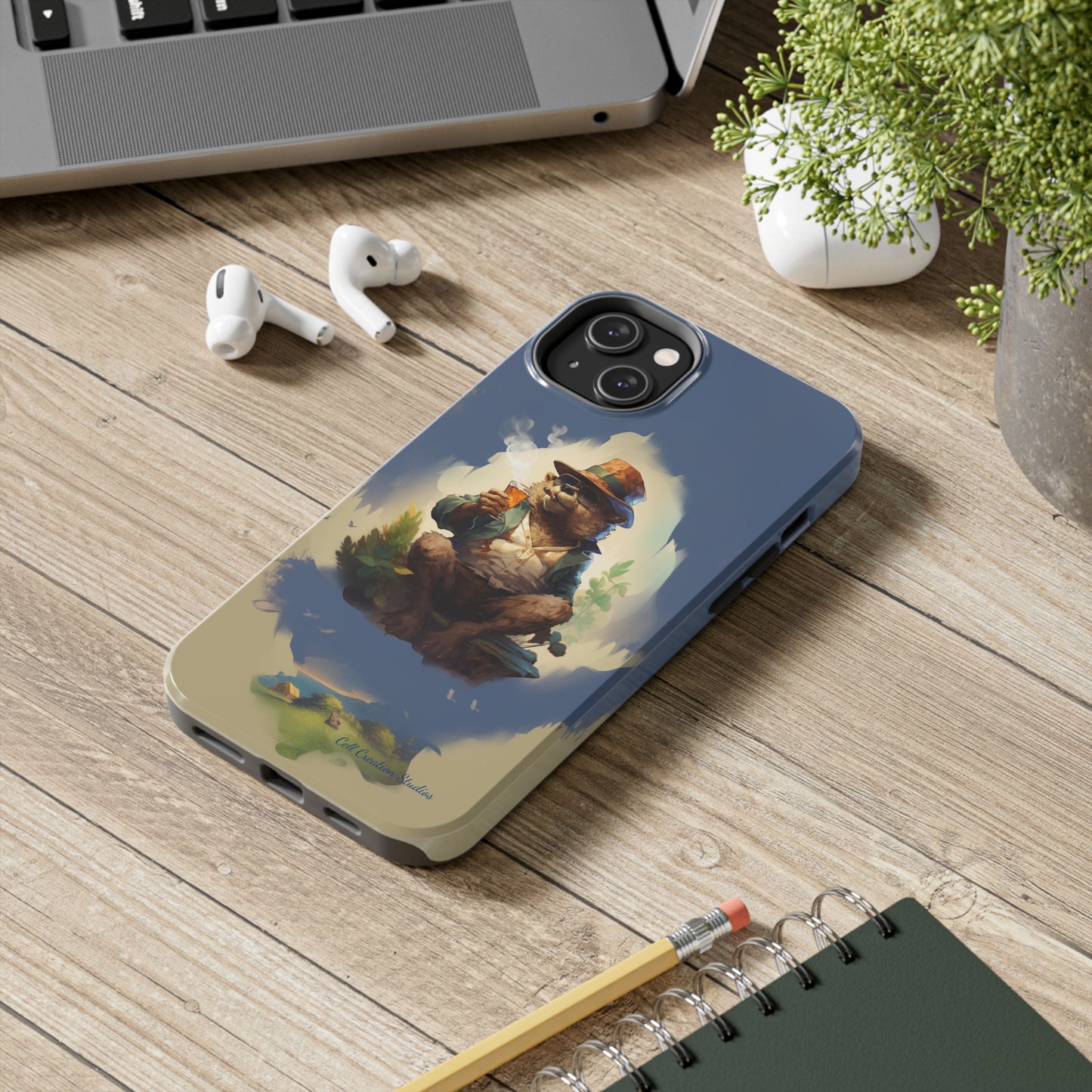 Introducing the "Bear's Homeward Bound" Cell Phone Case – Where Dreams of Home Come Alive -Tough Phone Cases