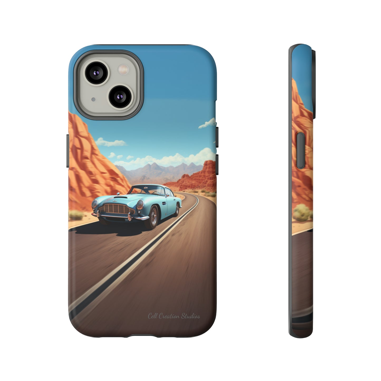 "Silver Racing Legend" -Tough iPhone Cases