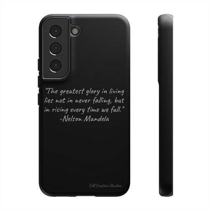 "Rising Glory" Nelson Mandela Quote Phone Case -Tough Cases