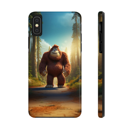 The "Trail Trekker" Bigfoot Cartoon Phone Case -Tough Phone Cases