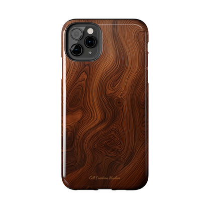 Introducing the "Natural Woodgrain" Cell Phone Case – Embrace Organic Beauty with Wood Pattern Design -Tough Phone Cases