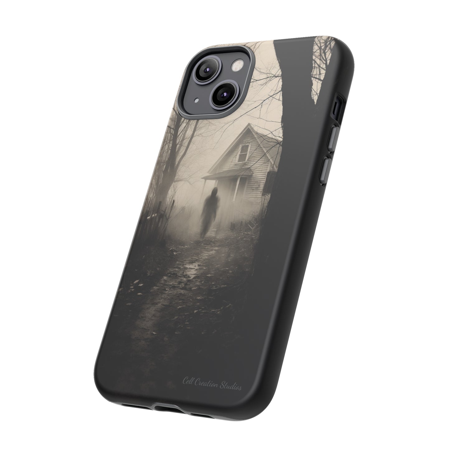 Introducing the "Ethereal Encounter" Cell Phone Case – Unveil the Mystery of the Ghostly Presence -Tough Cases