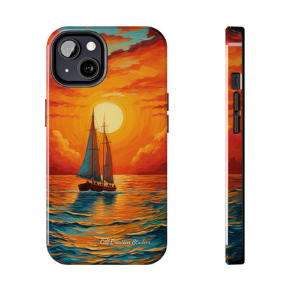 "Sailboat Sunset" -Tough iPhone Cases