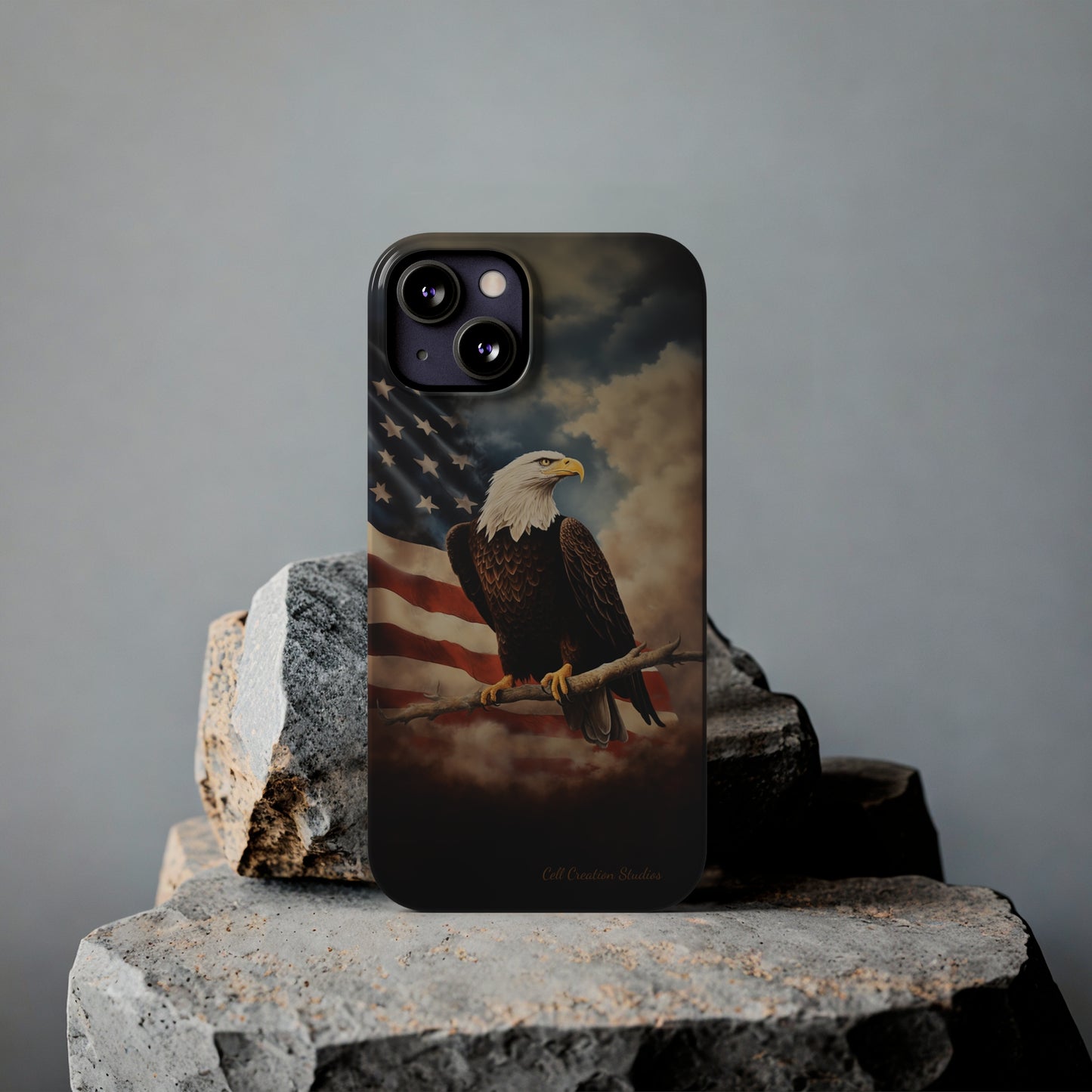 Introducing the "Eagle's Majesty" Cell Phone Case – Soar with American Pride -Slim Phone Cases