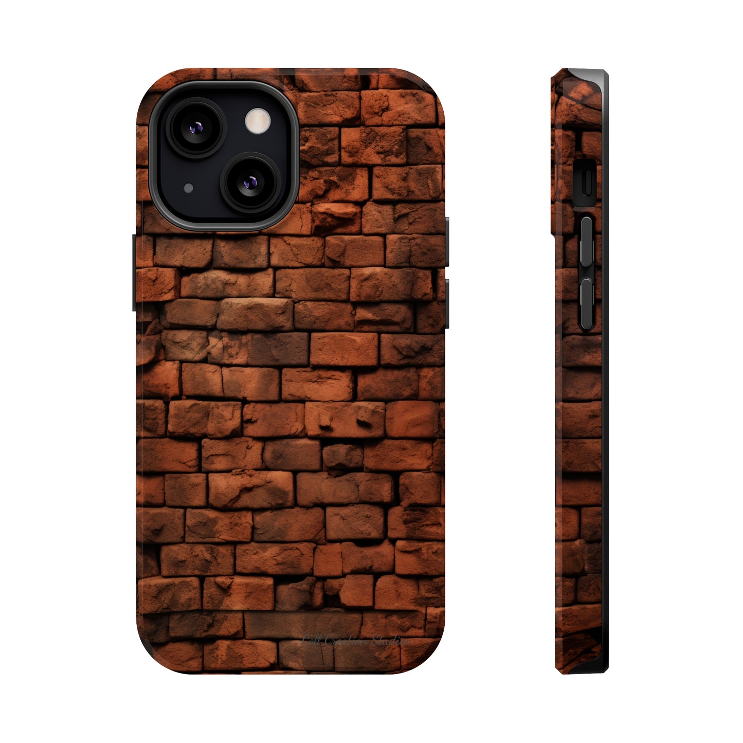 Introducing our "Urban Brick Wall" Cell Phone Case – the perfect blend of urban style and device protection -MagSafe Tough Cases