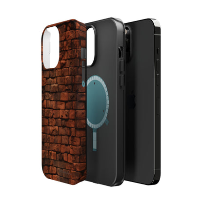 Introducing our "Urban Brick Wall" Cell Phone Case – the perfect blend of urban style and device protection -MagSafe Tough Cases