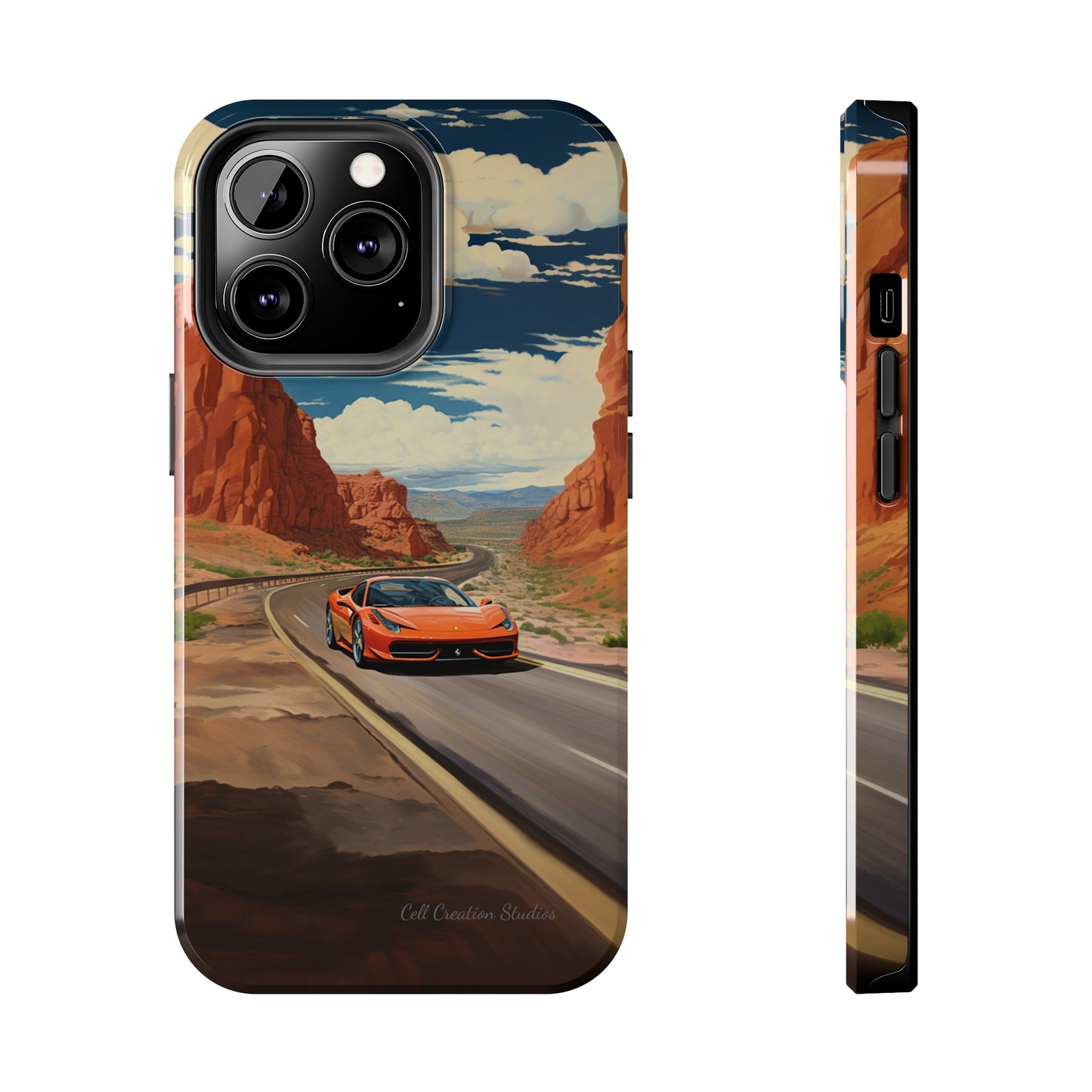 "Desert Racer Ferrari Edition" -Tough iPhone Cases