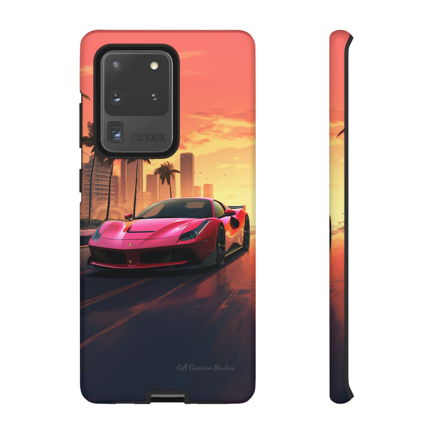 "Sunset Boulevard Ferrari Edition" -Tough Samsung Phone Cases