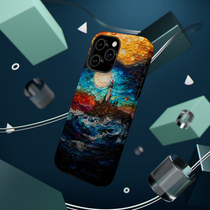 "Coastal Canvas Guardian" -MagSafe Tough iPhone Cases