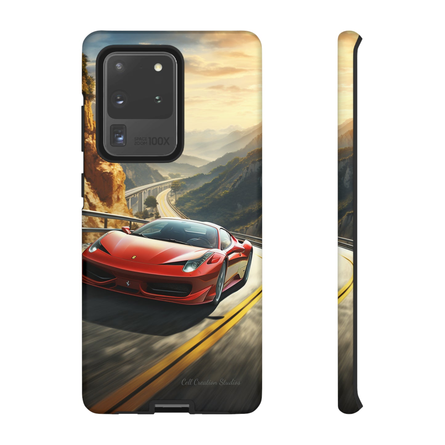 "Mountain Majesty Ferrari Edition" -Tough Samsung Phone Cases