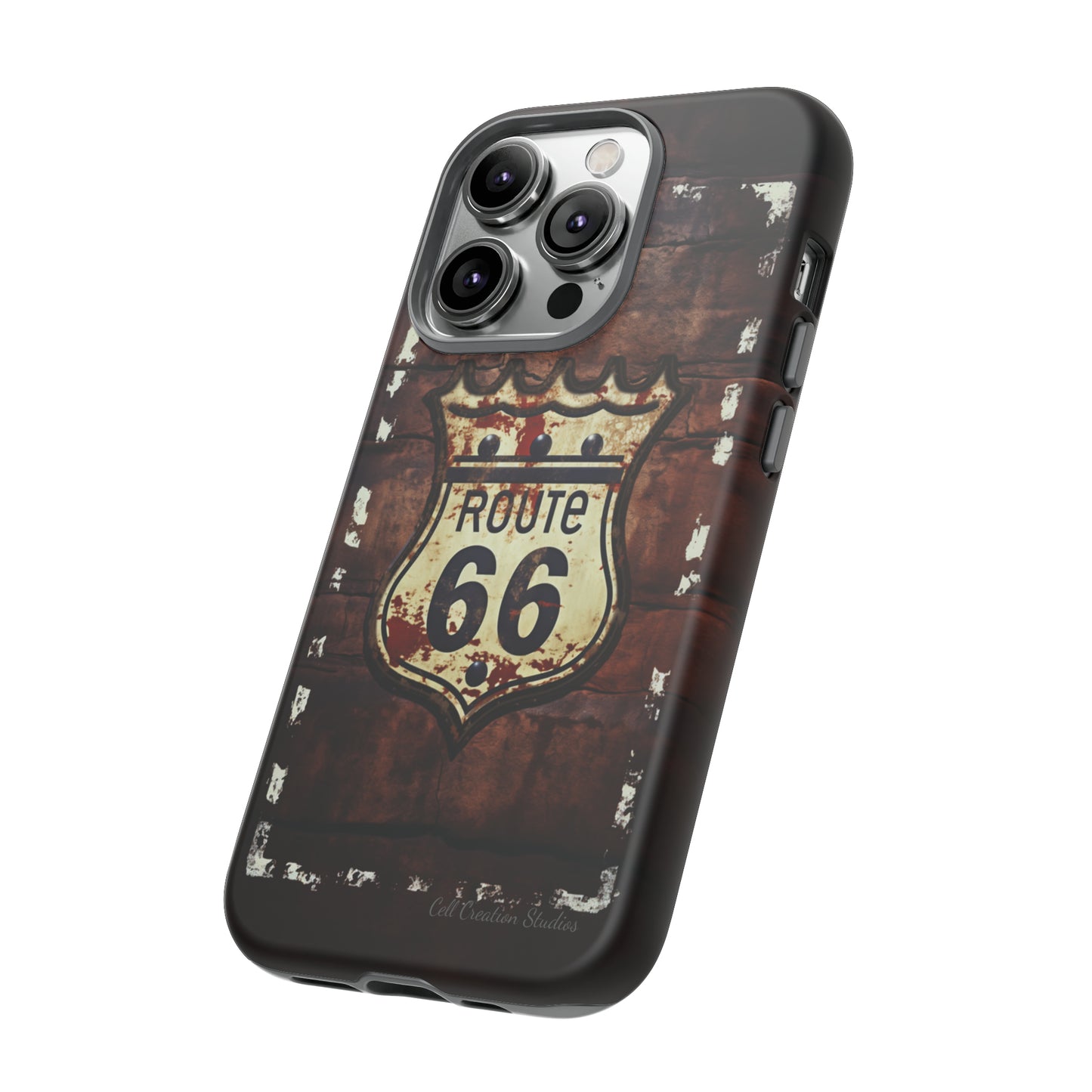 "Retro Route 66" Phone Case -Tough Cases