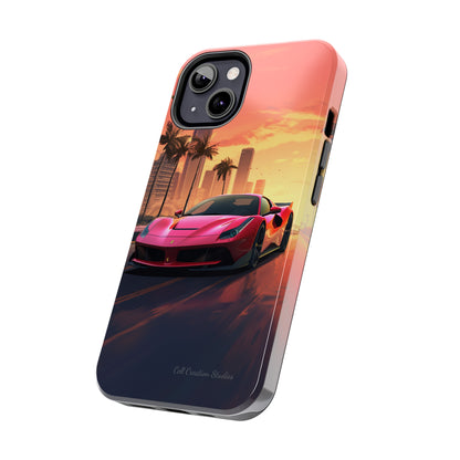 "Sunset Boulevard Ferrari Edition" -Tough iPhone Cases