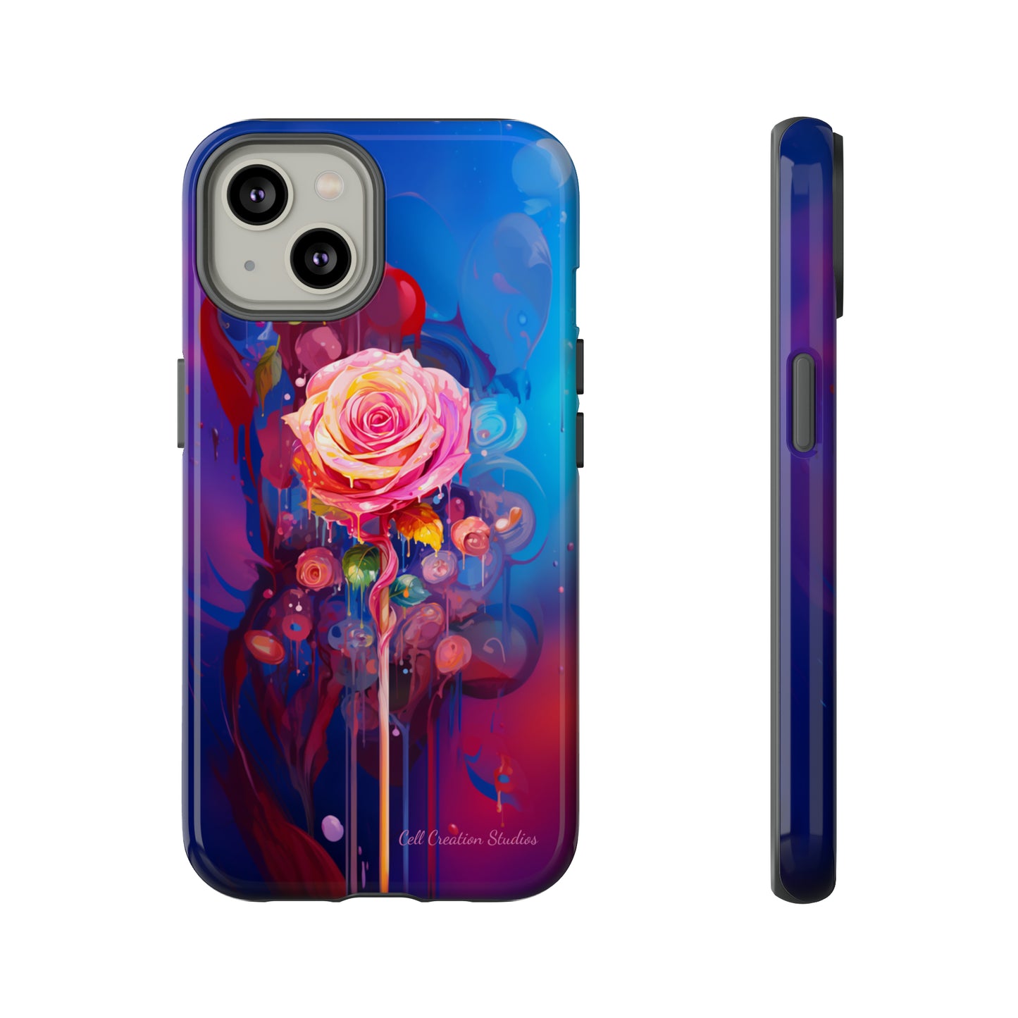 "Dreamy Rose Bloom Fantasy" -Tough iPhone Cases