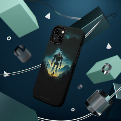 Introducing the "Rising Titan" Cell Phone Case – Witness the Astonishing Emergence of a Giant Robot! -MagSafe Tough Cases