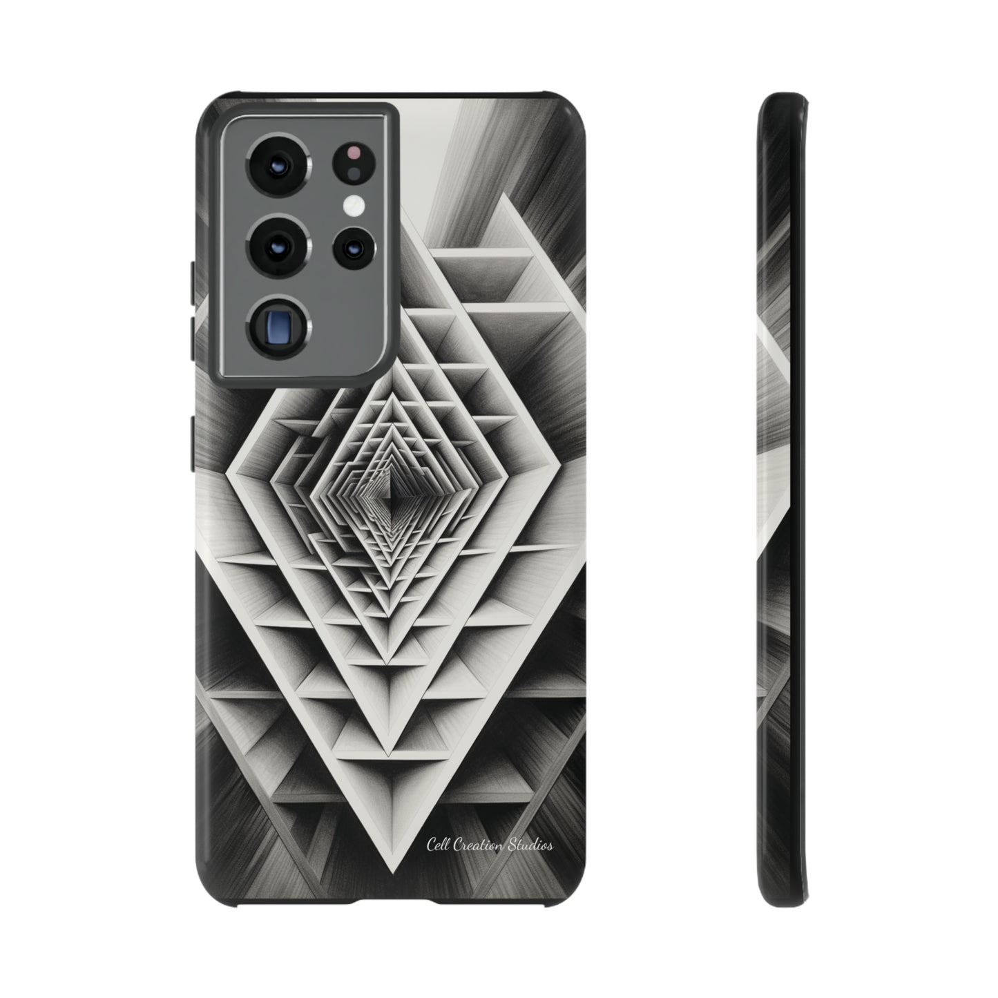 The "Geometric Triangle" Cell Phone Case -Tough Cases