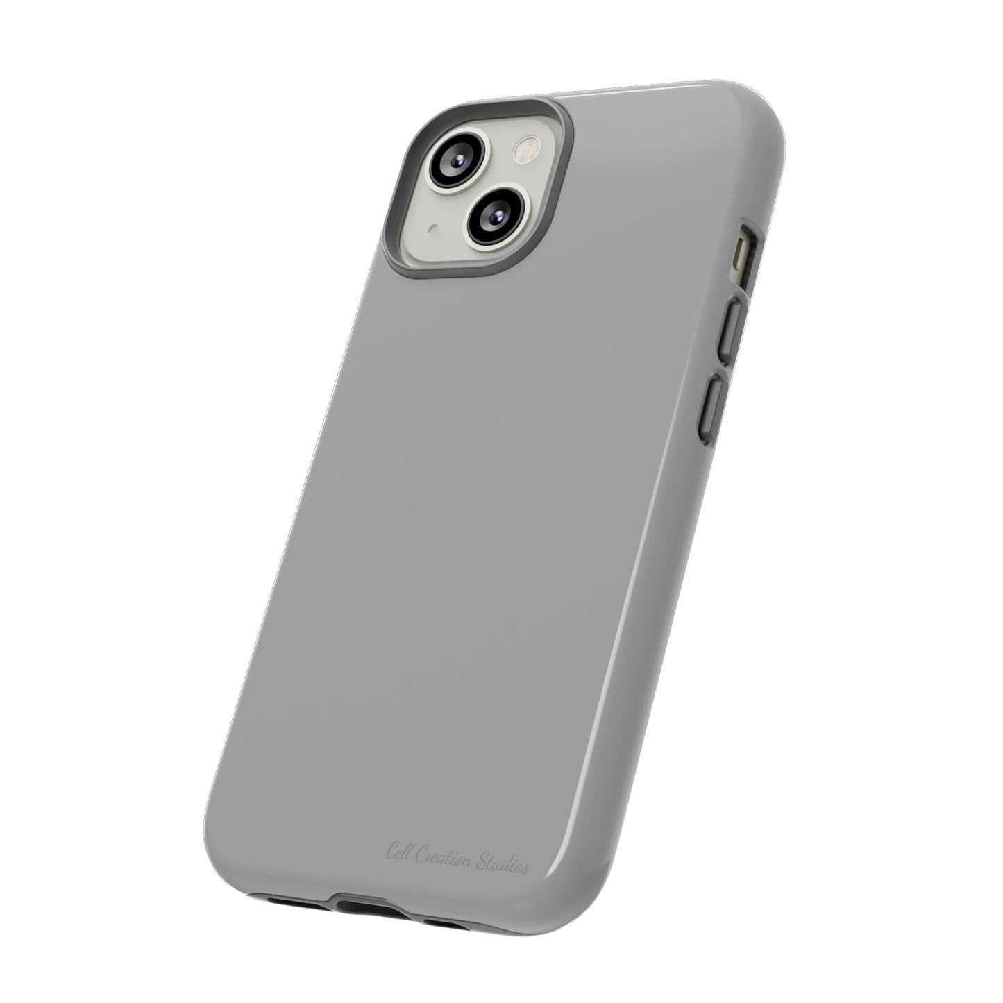 "Sleek Silver Essence" -Tough iPhone Cases