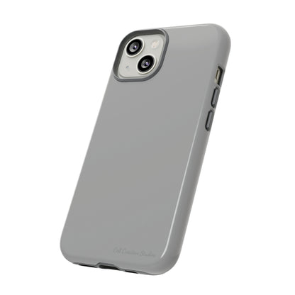 "Sleek Silver Essence" -Tough iPhone Cases