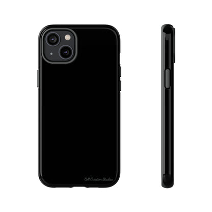 "Stealth Black Defender" -Tough iPhone Cases