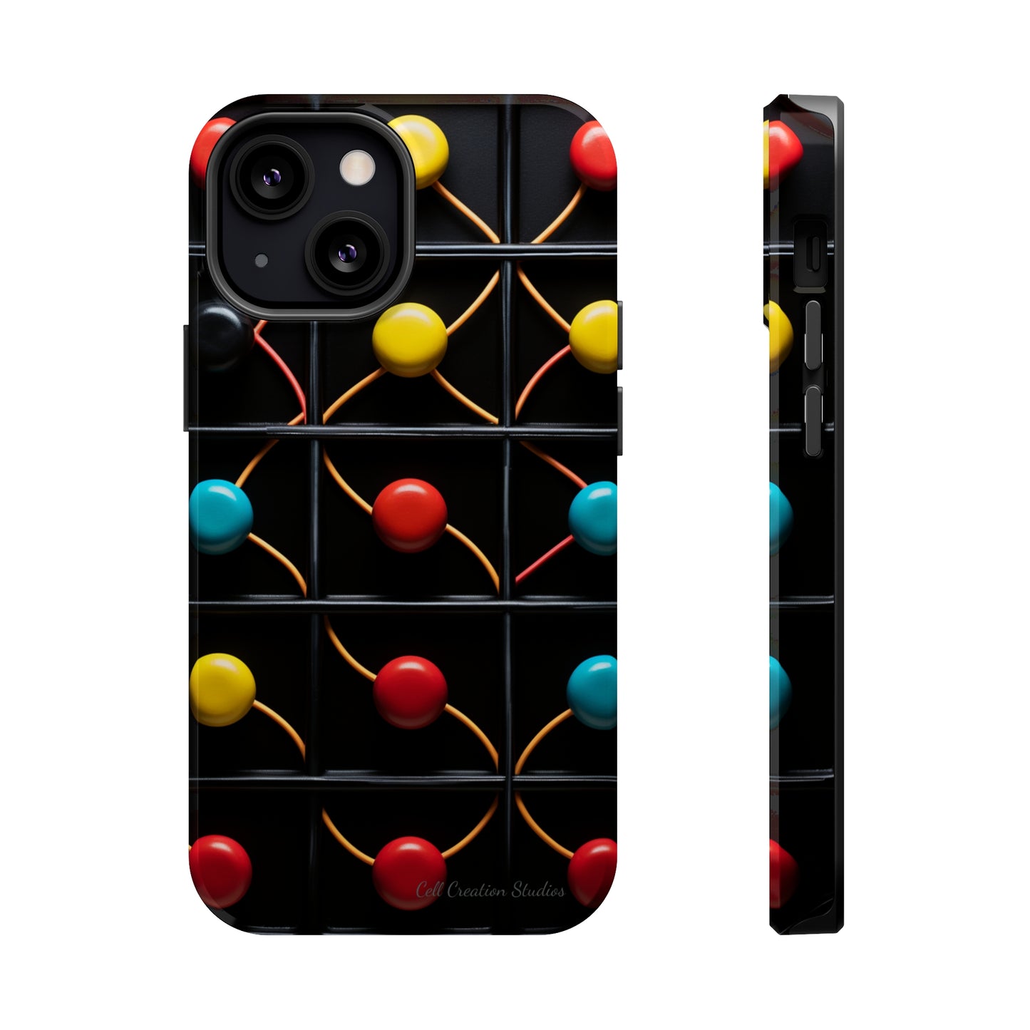 "Vibrant Spheres Fusion" -MagSafe Tough Phone Cases