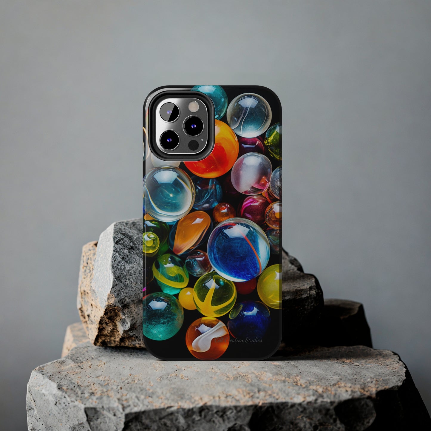 Introducing the "Vibrant Marbles Mosaic" Cell Phone Case – Carry a Kaleidoscope of Colors! -Tough Phone Cases