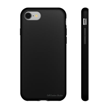 "Stealth Black Defender" -Tough iPhone Cases