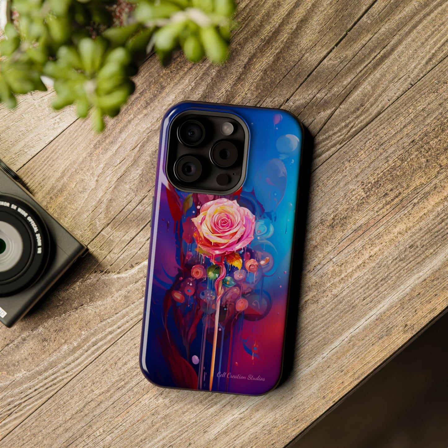 "Dreamy Rose Bloom Fantasy" -MagSafe Tough iPhone Cases