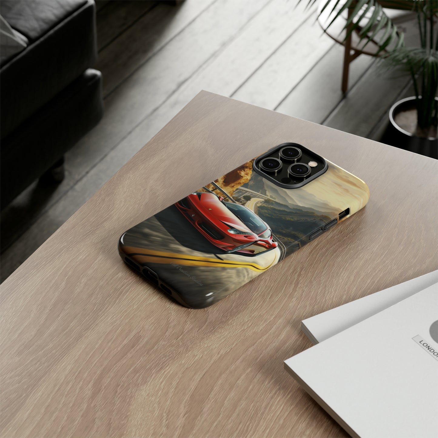 "Mountain Majesty Ferrari Edition" -Tough iPhone Cases