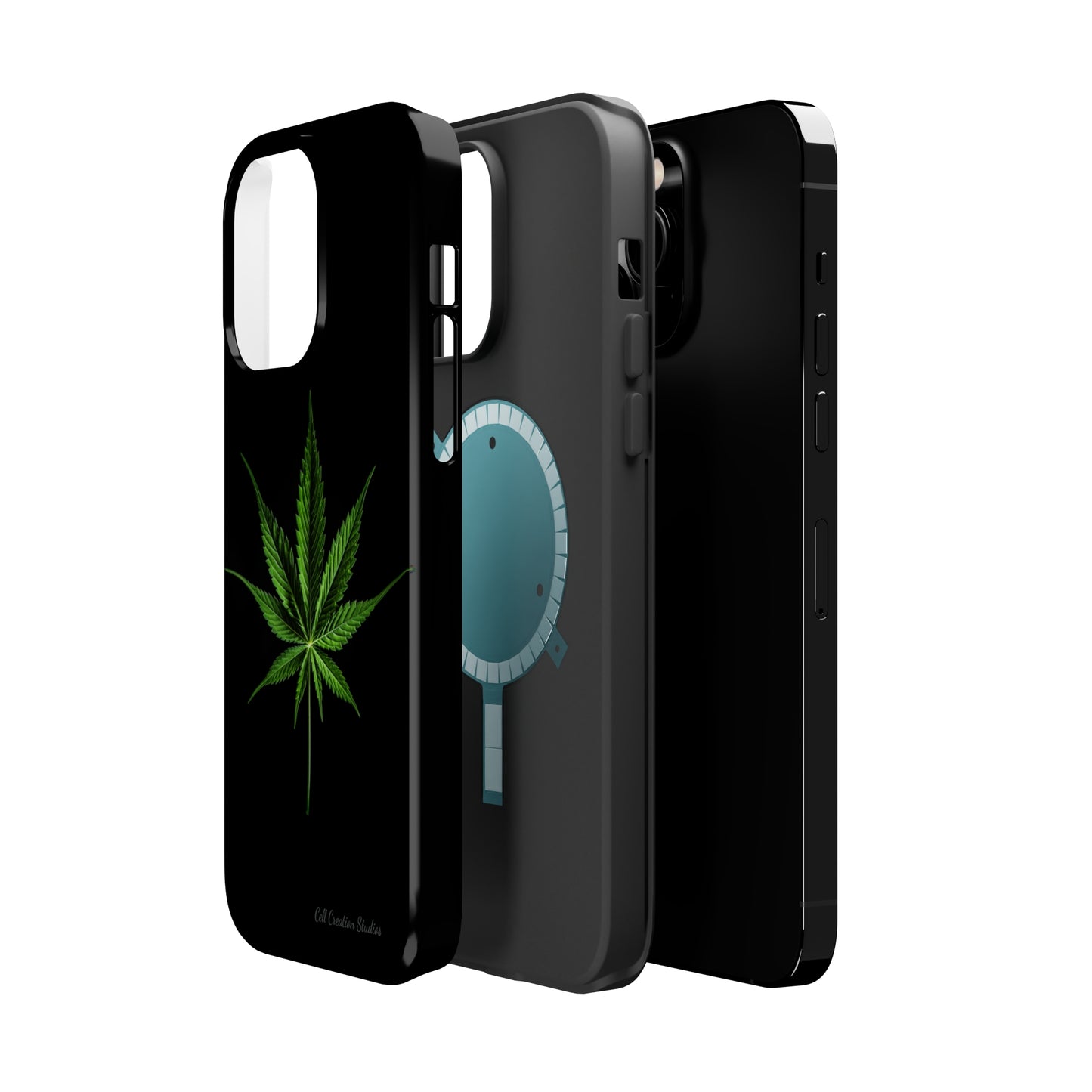 "Cannabis Chic" Marijuana Leaf Phone Case -MagSafe Tough Cases