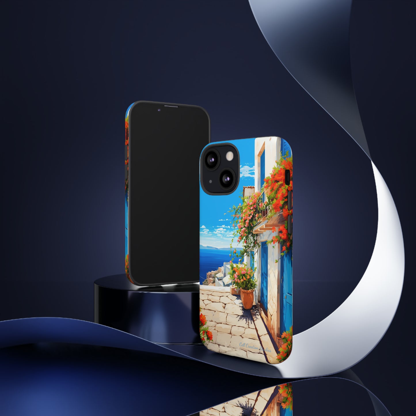 "Mediterranean Bliss Horizon" -Tough iPhone Cases