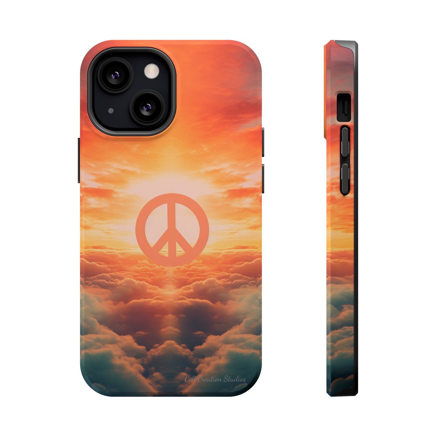 Introducing the "Sky Peace" Cell Phone Case – Carry Tranquility in Your Pocket -MagSafe Tough Cases