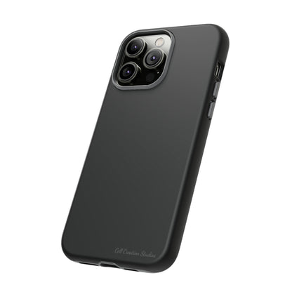 "Stealth Black Defender" -Tough iPhone Cases