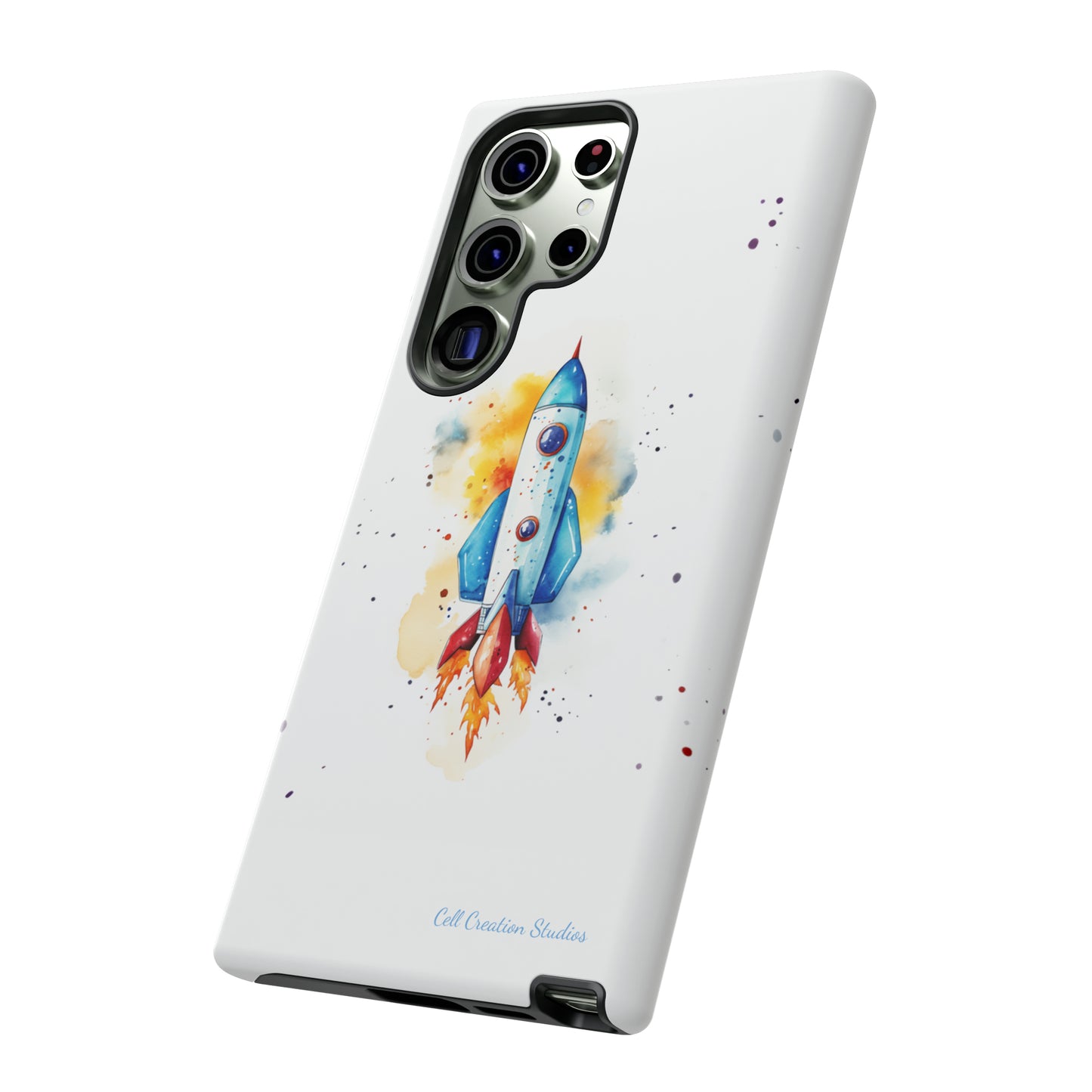 Introducing our "Cosmic Rocket" Cell Phone Case – Where Style Meets Adventure -Tough Cases