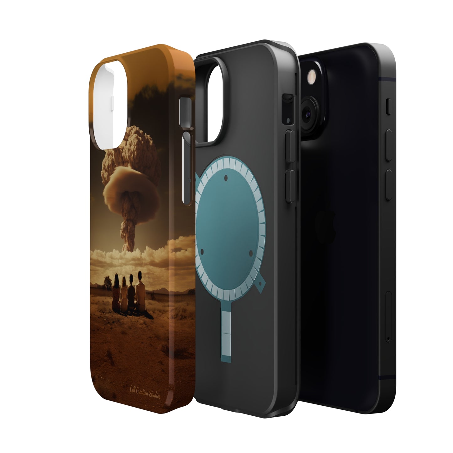 Introducing our "Skywatchers" Cell Phone Case - A Thought-Provoking Design -MagSafe Tough Cases