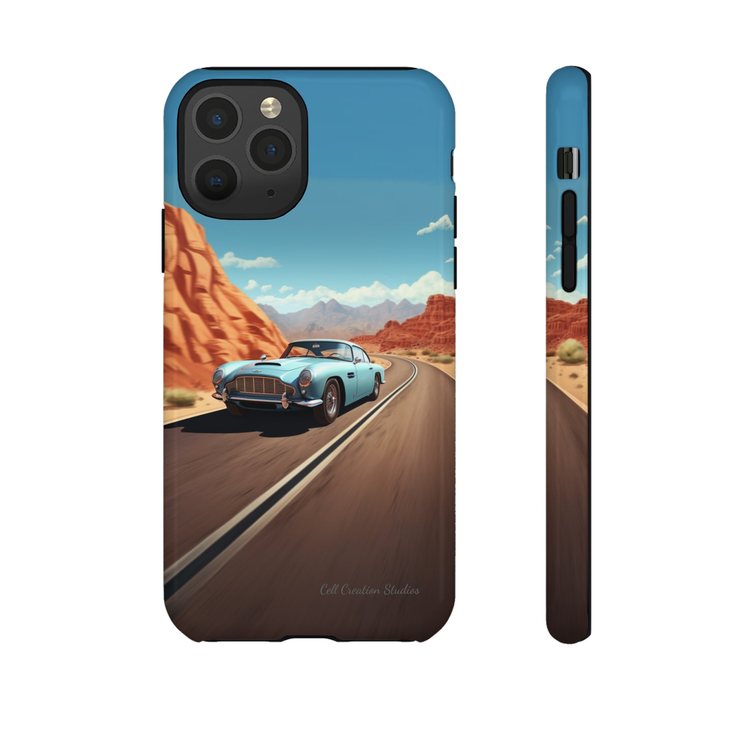 "Silver Racing Legend" -Tough iPhone Cases