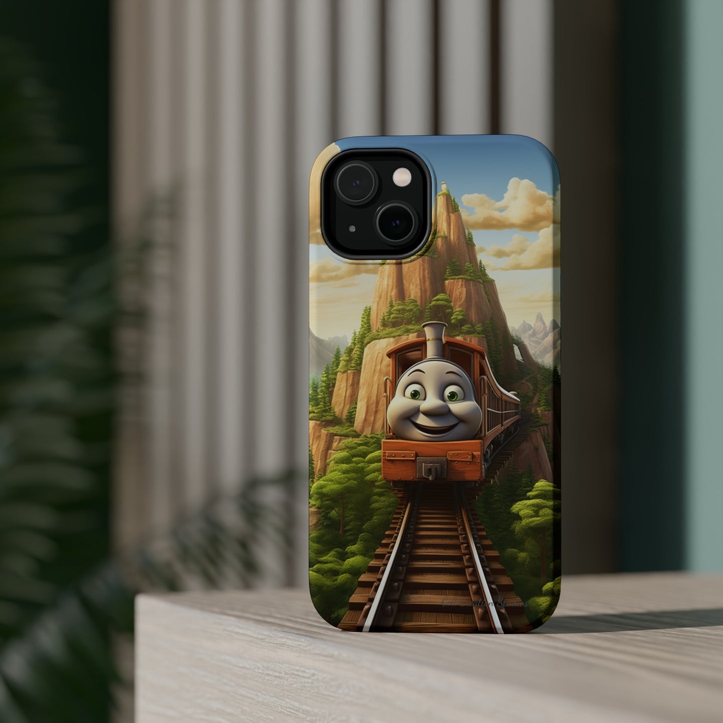 The "Mountain Journey Train" Character Phone Case -MagSafe Tough Cases