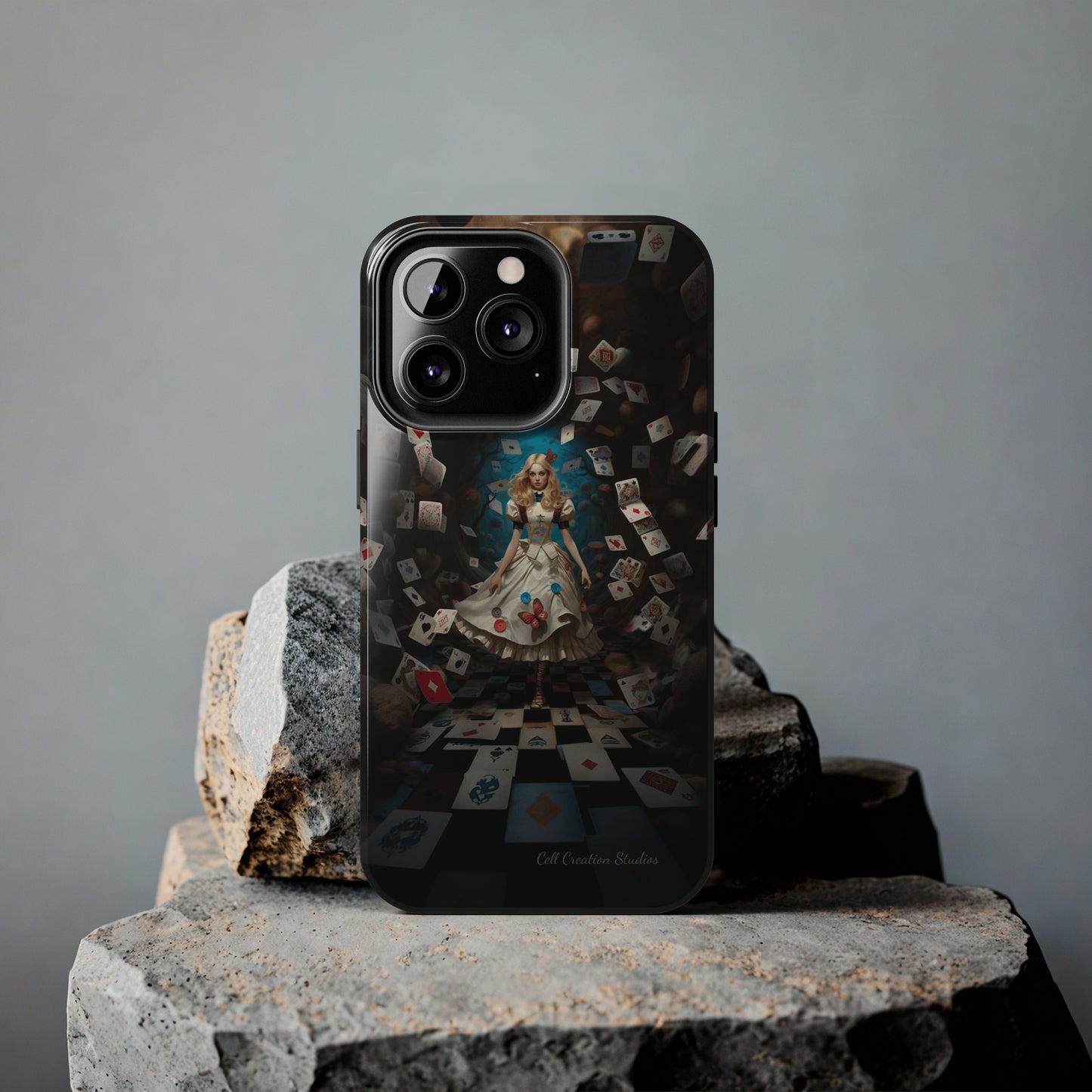 Introducing the "Alice in Wonderland" Cell Phone Case – A Journey Through Imagination -Tough Phone Cases