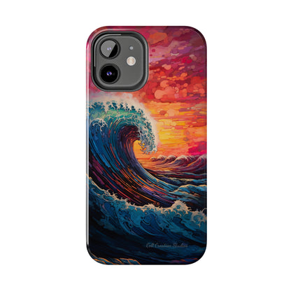 "Colorful Ocean Wave" Cell Phone Case -Tough Phone Cases