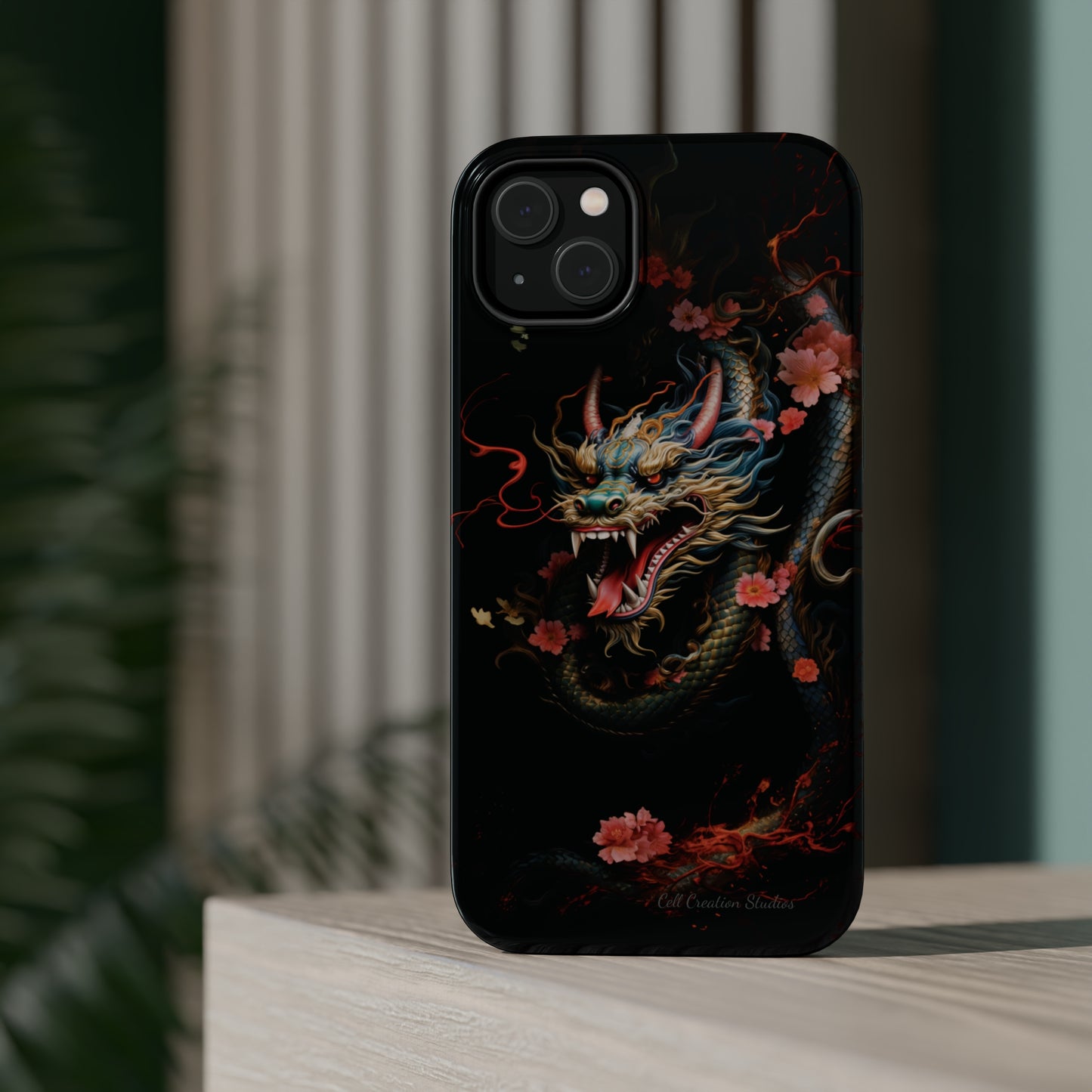 Introducing the "Mystical Japanese Dragon" Cell Phone Case – Unleash the Dragon's Power -MagSafe Tough Cases