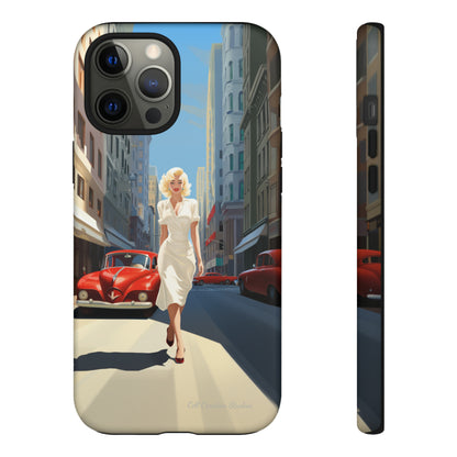 "City Stroll Glamour" Marilyn Monroe Phone Case -Tough Cases