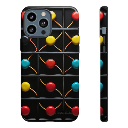 "Vibrant Spheres Fusion" -Tough Phone Cases