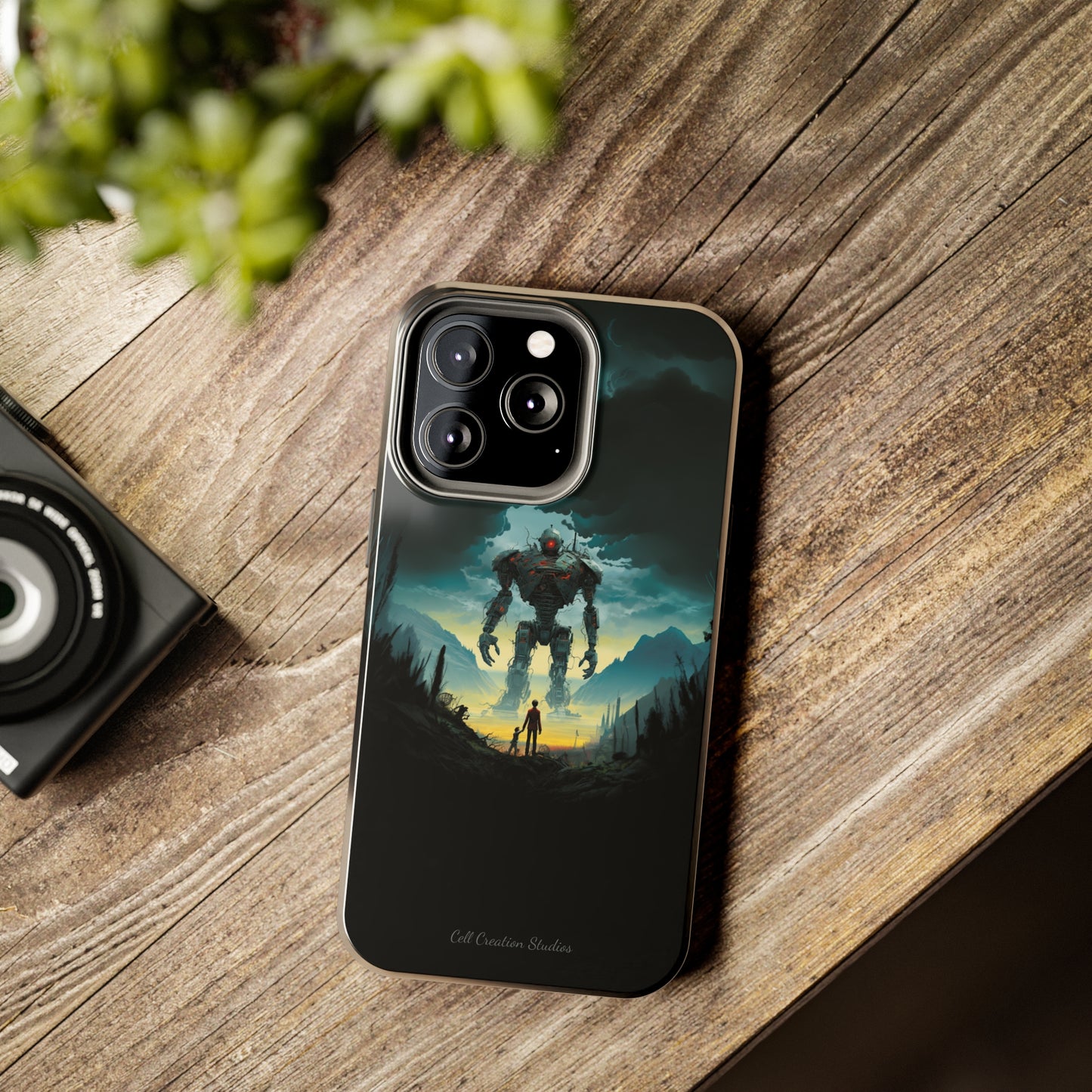 Introducing the "Rising Titan" Cell Phone Case – Witness the Astonishing Emergence of a Giant Robot! -Tough Phone Cases