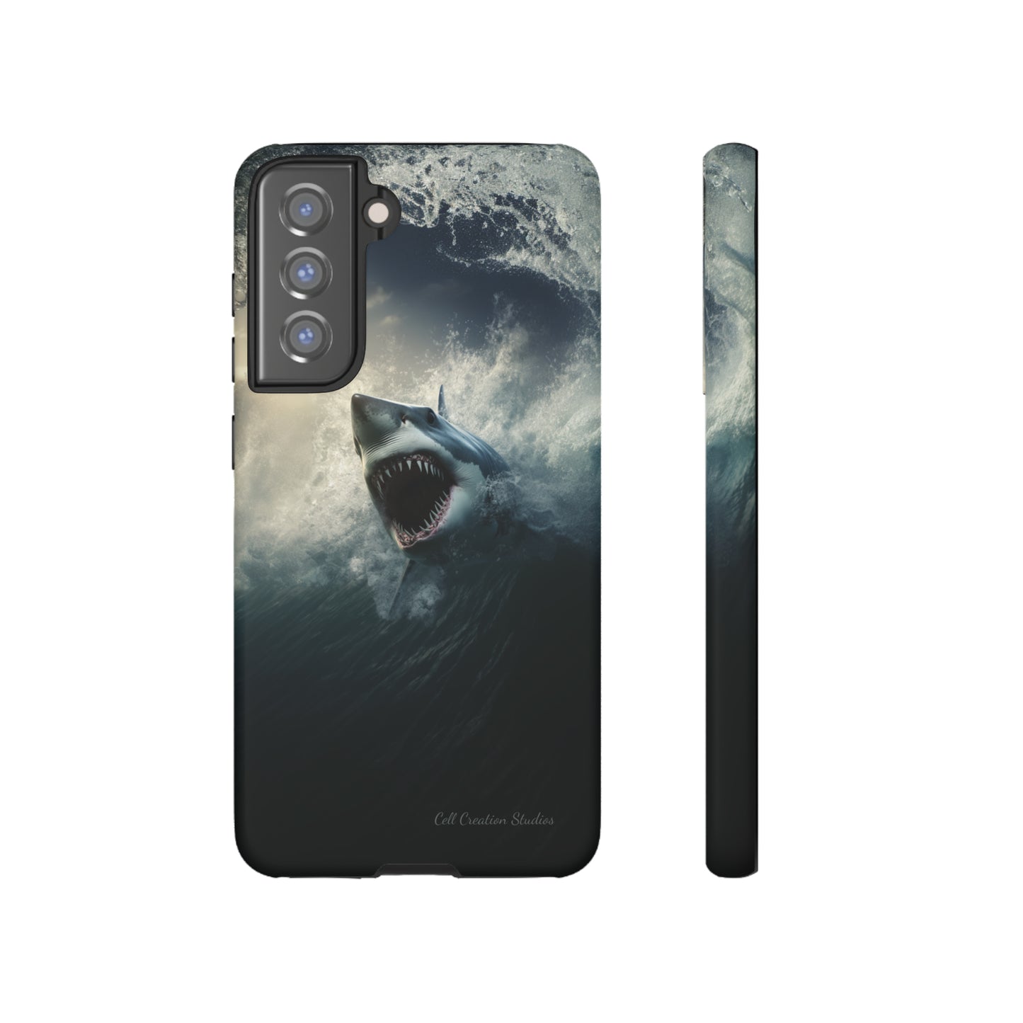 The "Ocean King Great White Shark" Phone Case -Tough Cases