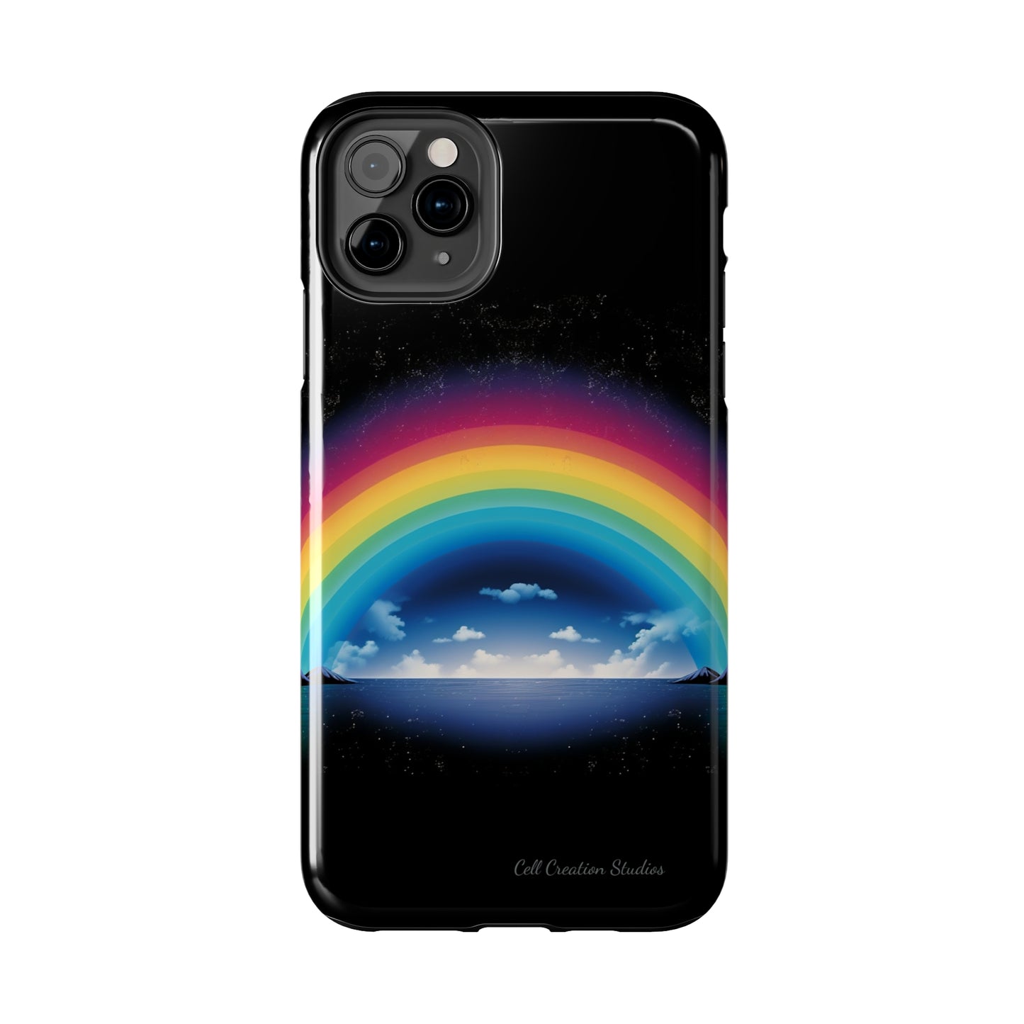 "Vibrant Skies: Rainbow Sunset" Cell Phone Case -Tough Phone Cases