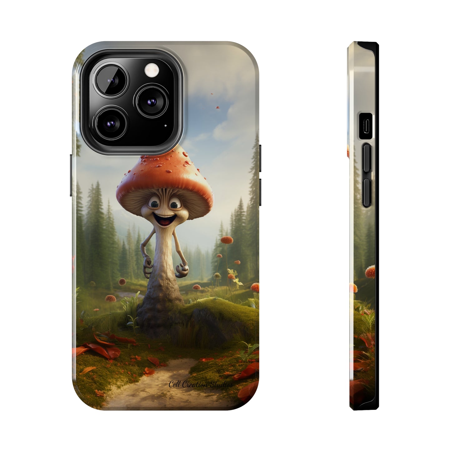 Introducing the "Smiling Mushroom" Cell Phone Case – Spread Joy with Every Glance! -Tough Phone Cases